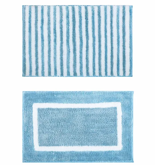 Florence Quick Dry Super soft Bath Mat Teal Blue