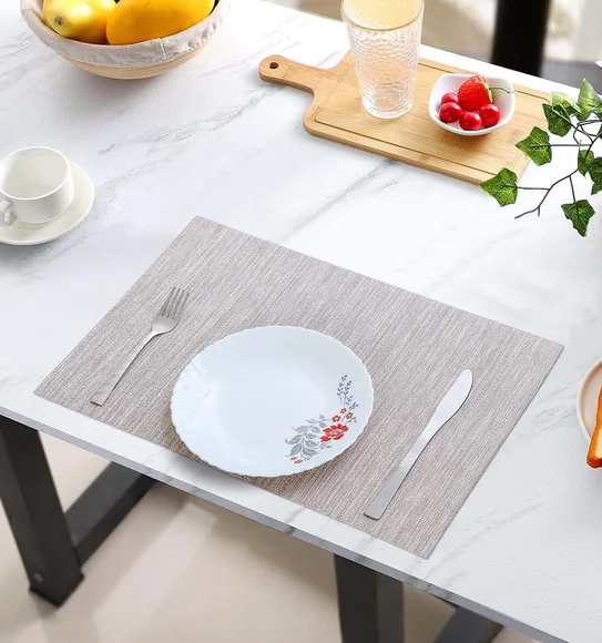 Avono Heat Resistant and Washable Table Mat Beige