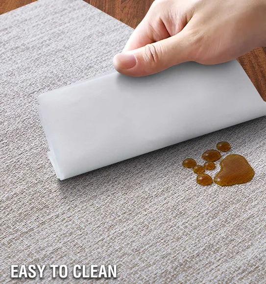 Avono Heat Resistant and Washable Table Mat Beige