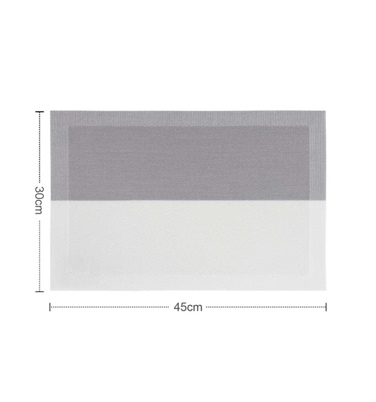 Avono Heat Resistant and Washable Table Mat Silver