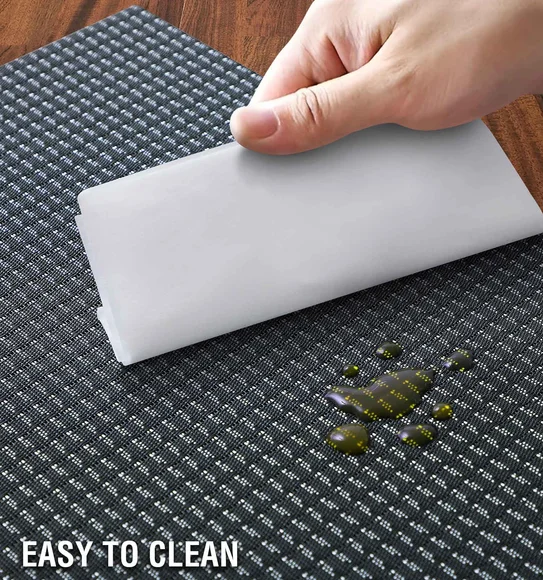 Avono Heat Resistant and Washable Table Mat Black