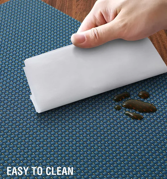 Avono Heat Resistant and Washable Table Mat Blue