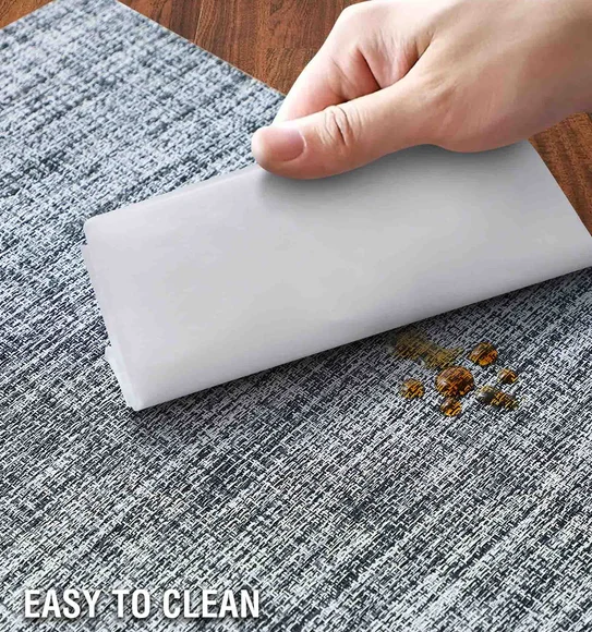 Avono Heat Resistant and Washable Table Mat Grey