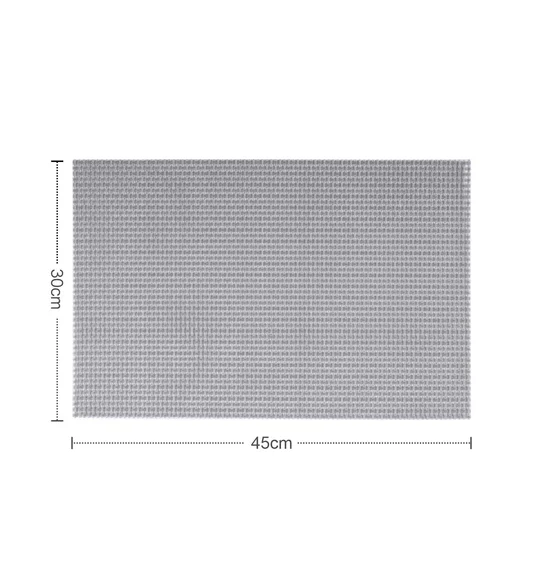 Avono Heat Resistant and Washable Table Mat Silver
