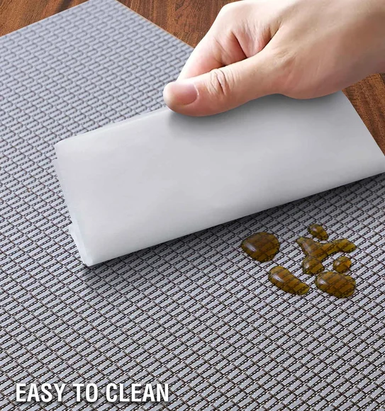 Avono Heat Resistant and Washable Table Mat Grey