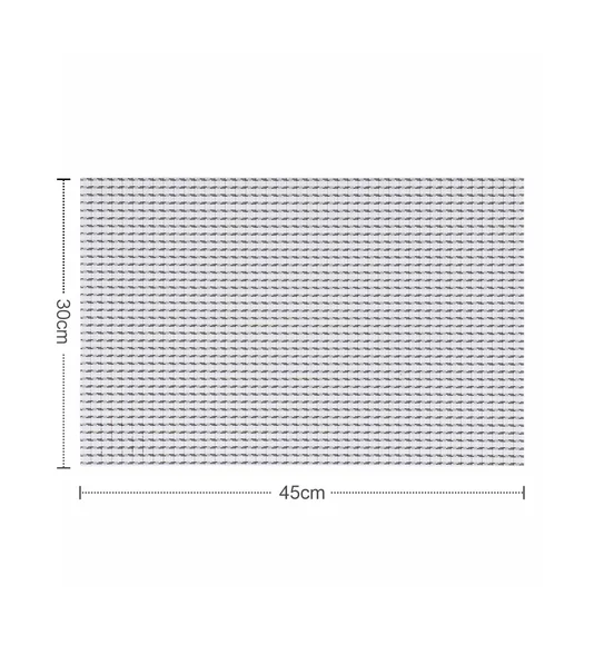 Avono Heat Resistant and Washable Table Mat White