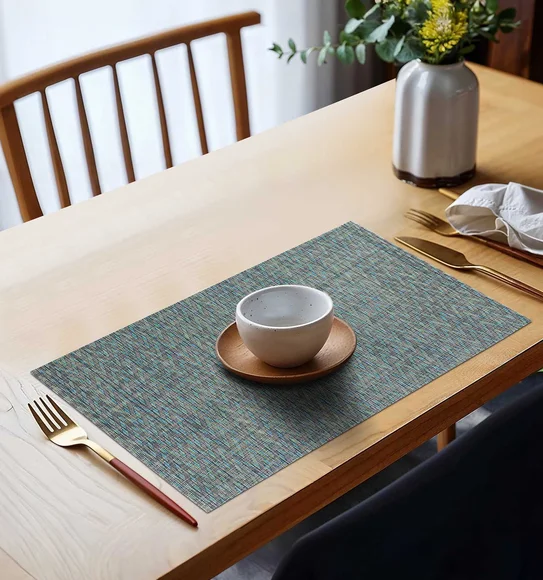 Avono Heat Resistant and Washable Table Mat Blue