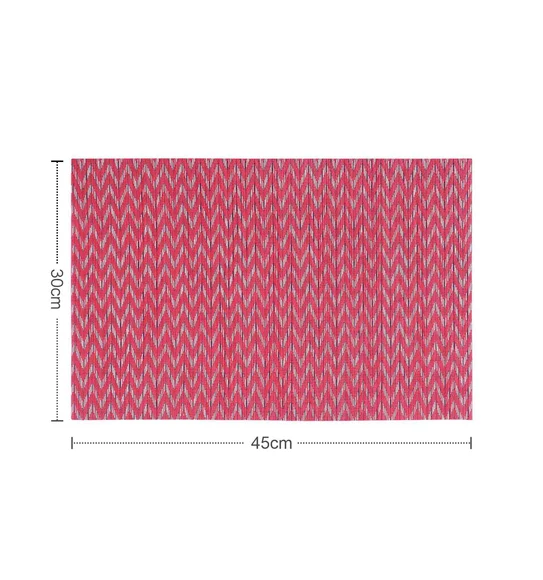 Avono Heat Resistant and Washable Table Mat Red