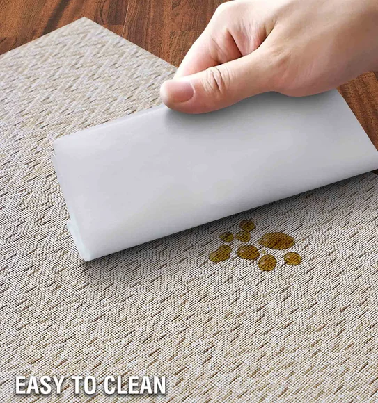 Avono Heat Resistant and Washable Table Mat Beige