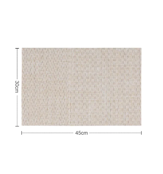Avono Heat Resistant and Washable Table Mat Beige