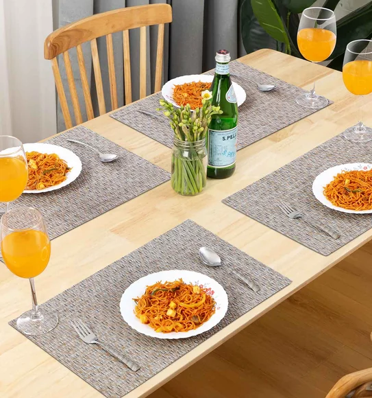 Avono Heat Resistant and Washable Table Mat Brown