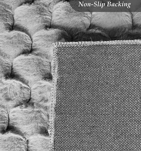Muffin Solid Bedside Runner Silver