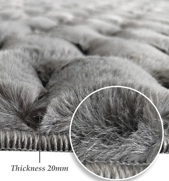 Muffin Solid Machine Made Carpet Charcoal