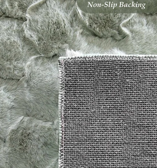 Muffin Solid Machine Made Carpet Olive