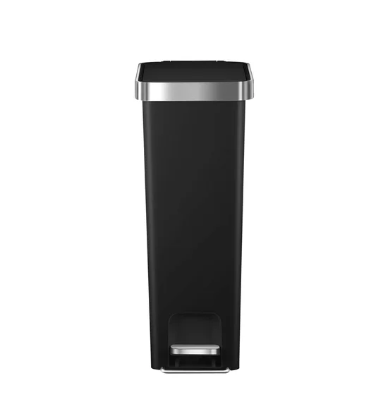 Eko 6368 Hana Slim Fingerprint Resistant Plastic Plastic Bin Black