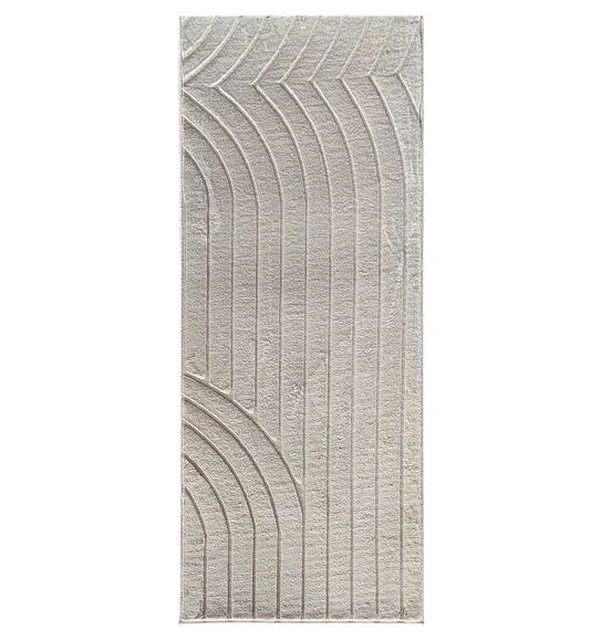 Beaver Abstract Bedside Runner Stone