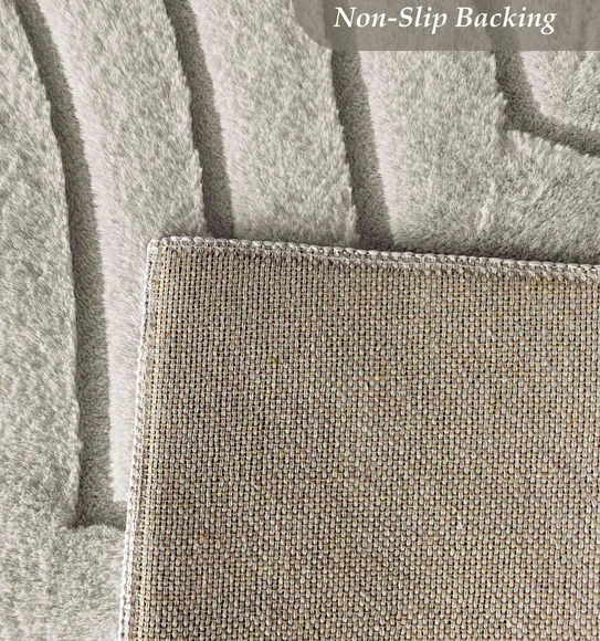 Beaver Abstract Bedside Runner Stone