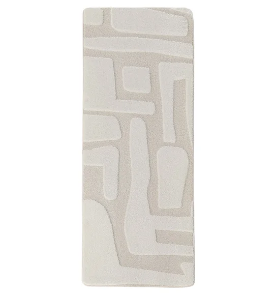 Chinchilla Solid Bedside Runner Cream