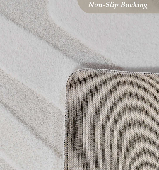 Chinchilla Solid Bedside Runner Cream