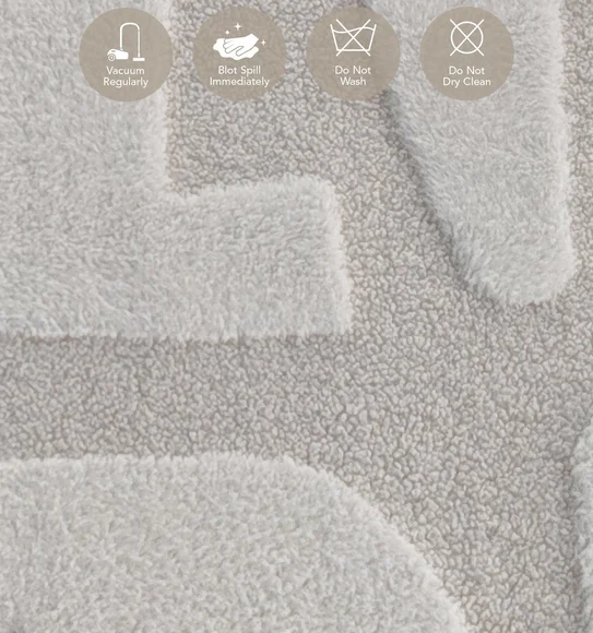 Chinchilla Solid Bedside Runner Cream