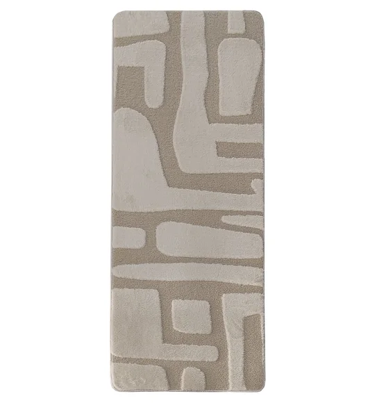 Chinchilla Solid Bedside Runner Beige