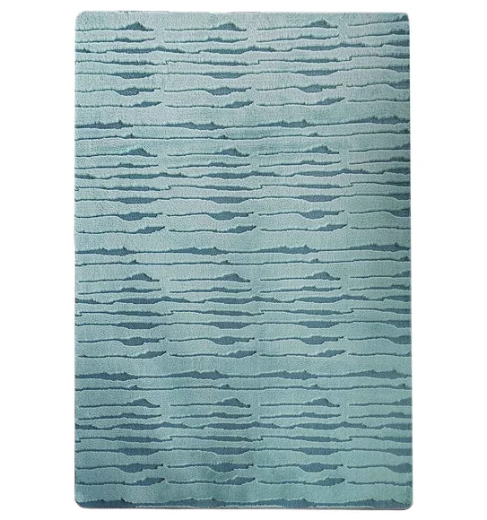 Lynx Solid Machine Made Carpet Teal