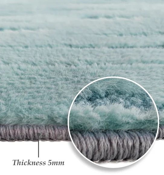 Lynx Solid Machine Made Carpet Teal