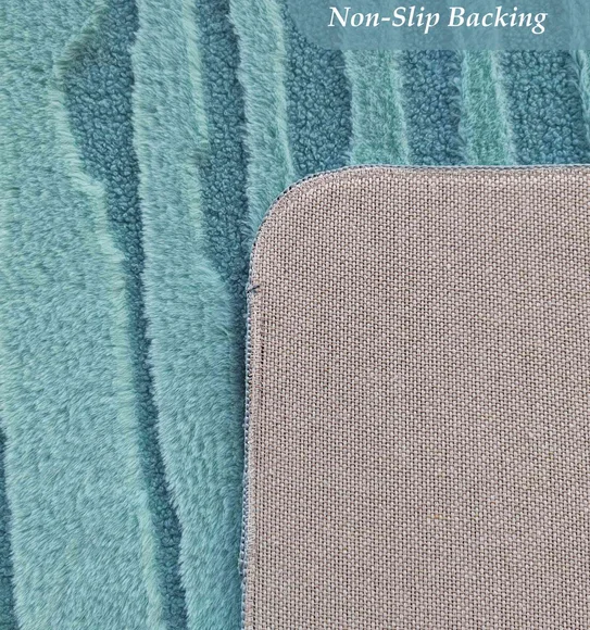 Lynx Solid Machine Made Carpet Teal