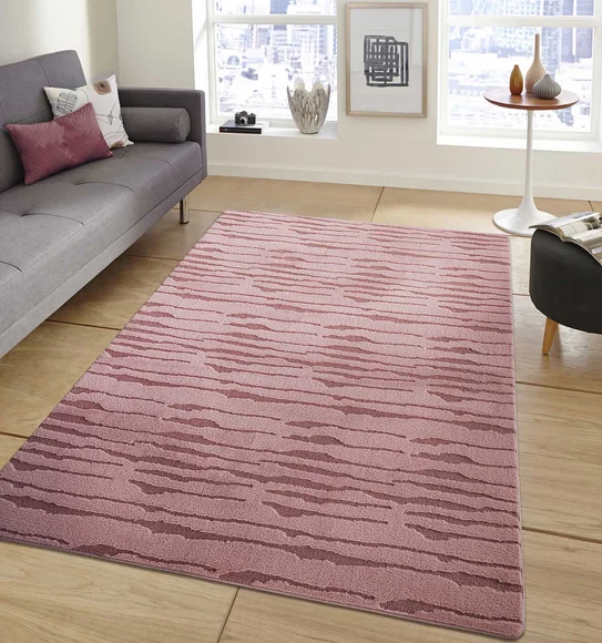 Lynx Solid Machine Made Carpet Blush