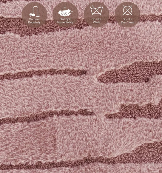 Lynx Solid Machine Made Carpet Blush