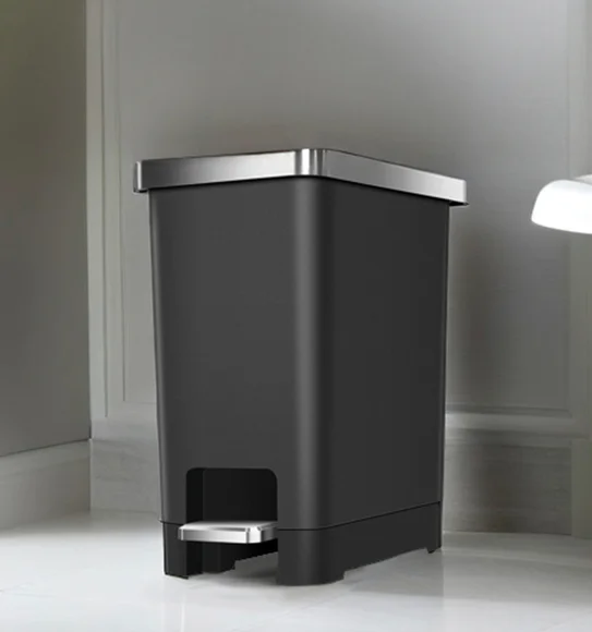 Eko 6377 Hana Fingerprint Resistant Plastic Plastic Bin Black