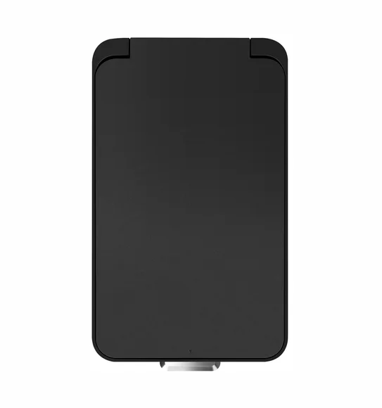 Eko 6377 Hana Fingerprint Resistant Plastic Plastic Bin Black