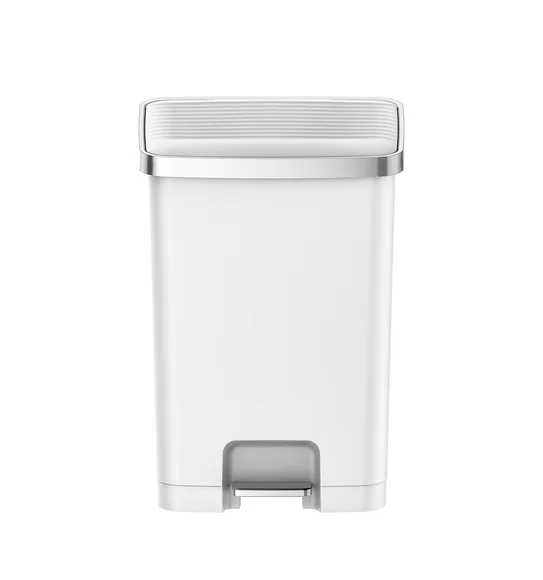 Eko 6388 Hana Fingerprint Resistant Plastic Plastic Bin White