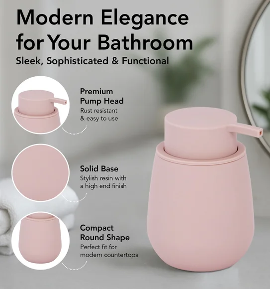 Oasis 6 Pcs PVC Bath Set Pink