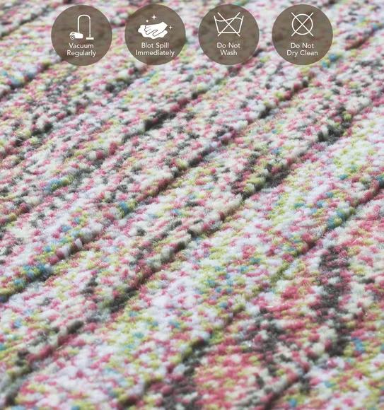 Aquarius Abstract Machine Made Carpet Multi