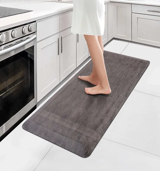 Squab Anti-skid Kitchen Floor Mat Brown