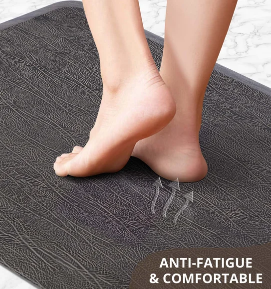 Squab Anti-skid Kitchen Floor Mat Brown