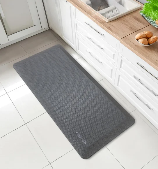 Squab Anti-skid Kitchen Floor Mat D Grey