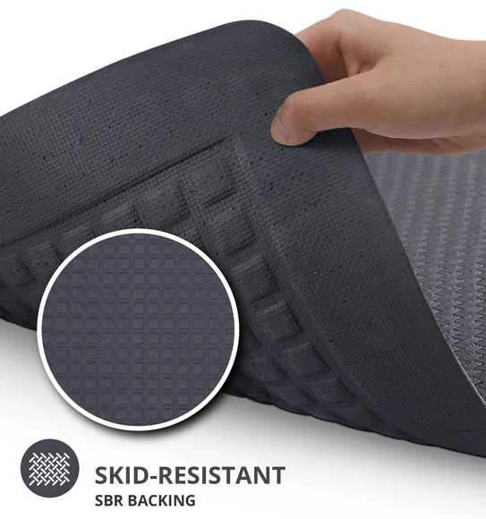 Squab Anti-skid Kitchen Floor Mat D Grey
