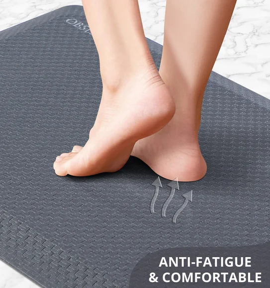 Squab Anti-skid Kitchen Floor Mat D Grey