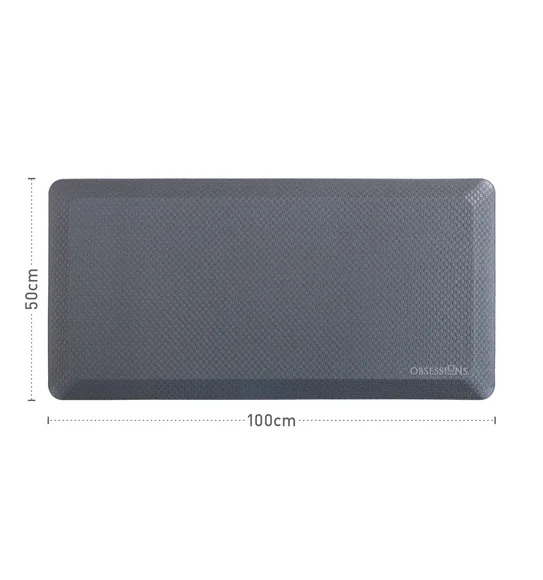 Squab Anti-skid Kitchen Floor Mat D Grey