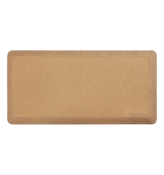 Squab Anti-skid Kitchen Floor Mat Camel