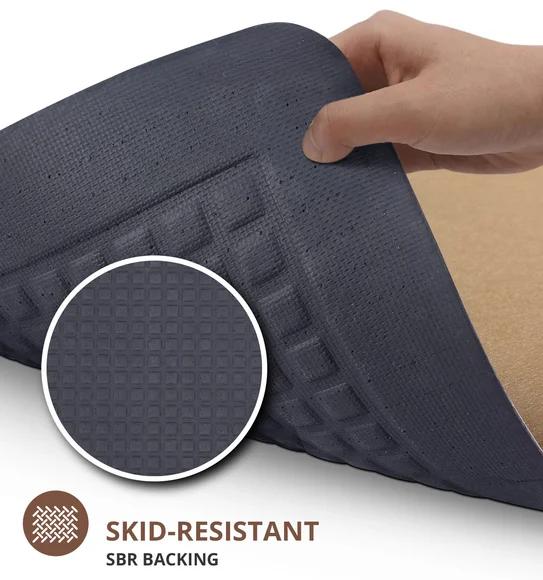Squab Anti-skid Kitchen Floor Mat Camel