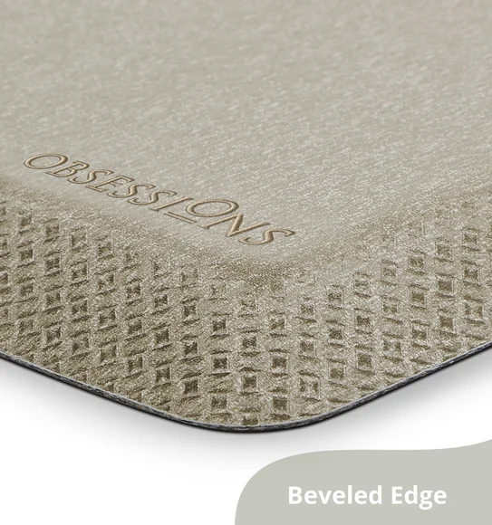 Squab Anti-skid Kitchen Floor Mat Beige