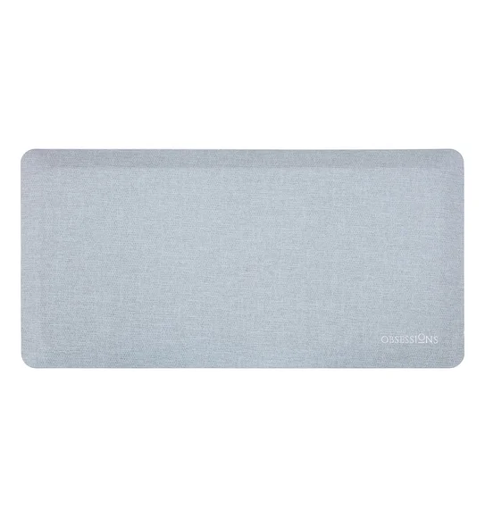Squab Anti-skid Kitchen Floor Mat Light Grey