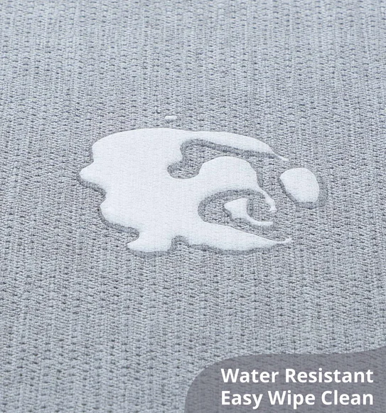 Squab Anti-skid Kitchen Floor Mat Light Grey