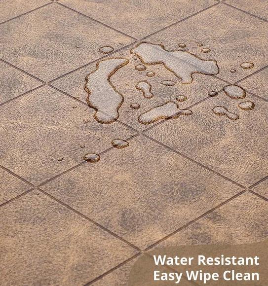 Squab Anti-skid Kitchen Floor Mat Brown