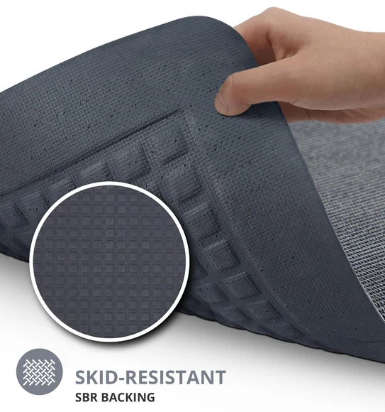 Squab Anti-skid Kitchen Floor Mat D Grey