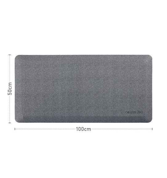 Squab Anti-skid Kitchen Floor Mat D Grey