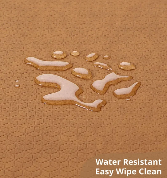 Squab Anti-skid Kitchen Floor Mat Camel
